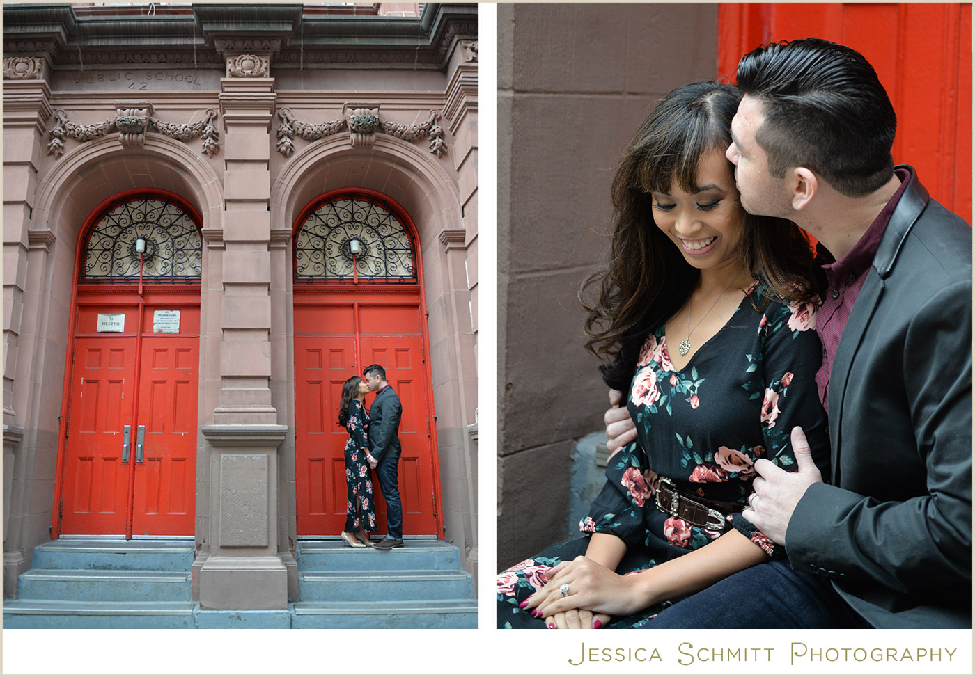 NYC lower east side engagement photography