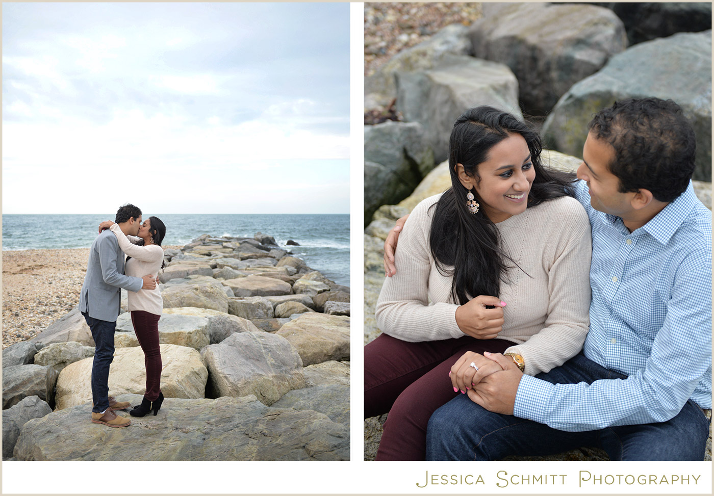 long island engagement photography beach