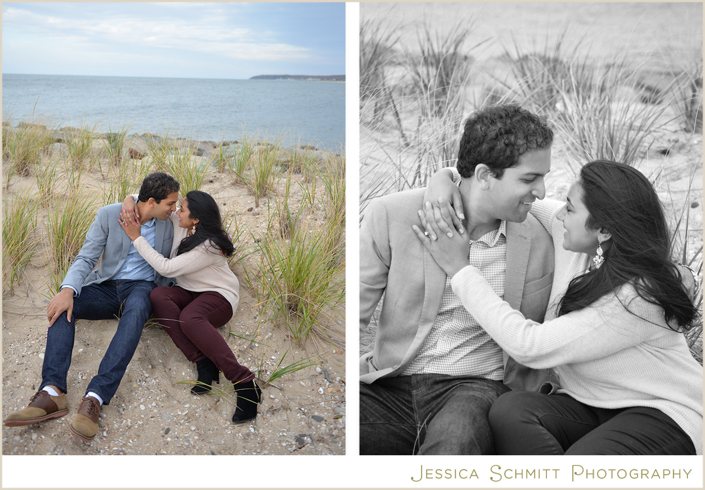 long island engagement photography beach