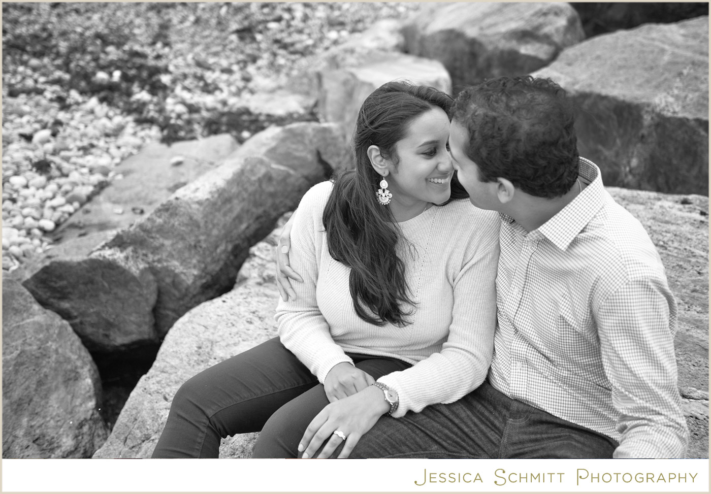 long island engagement photography beach