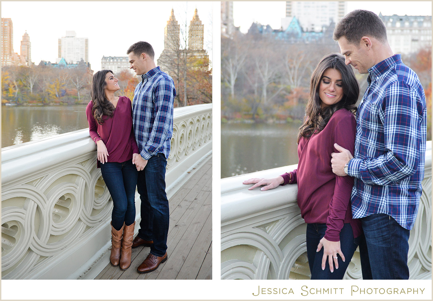 central park engagement photography