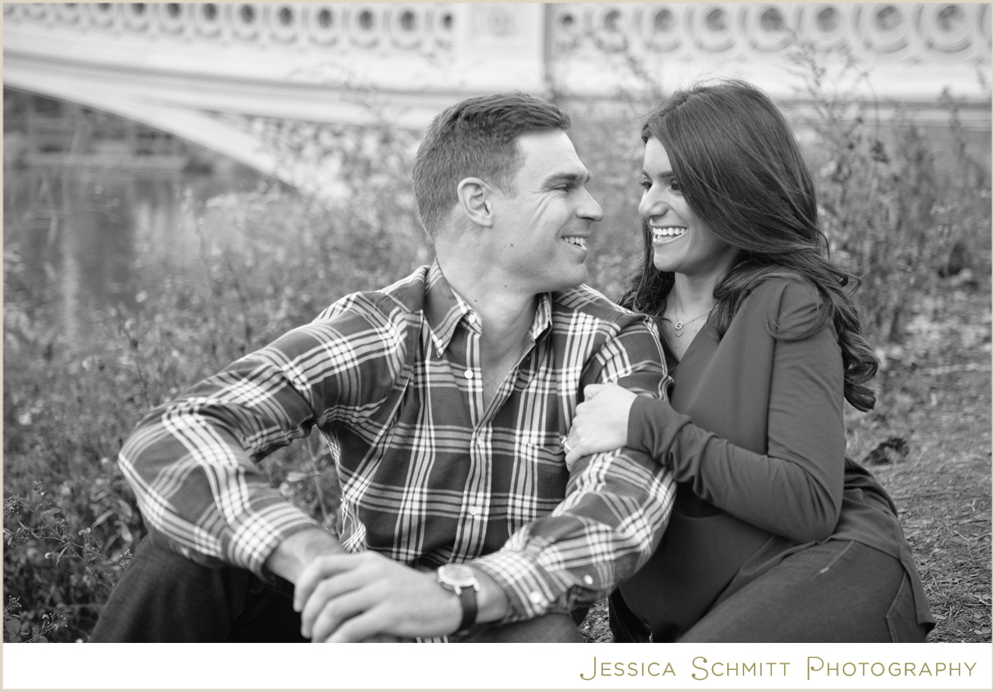 central park engagement photography