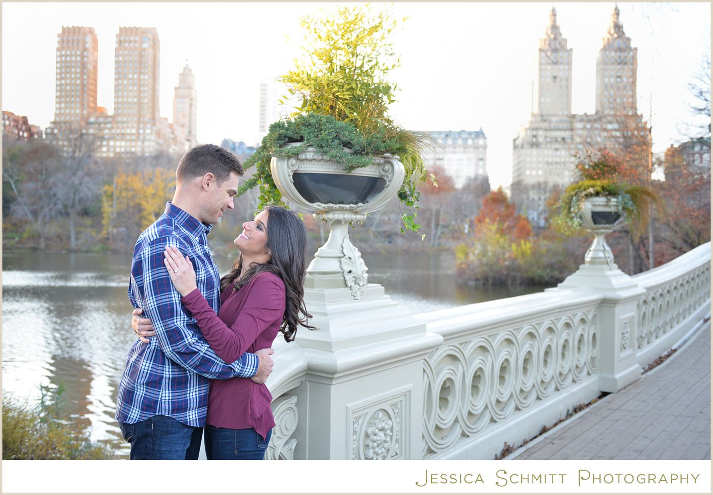 central park engagement photography