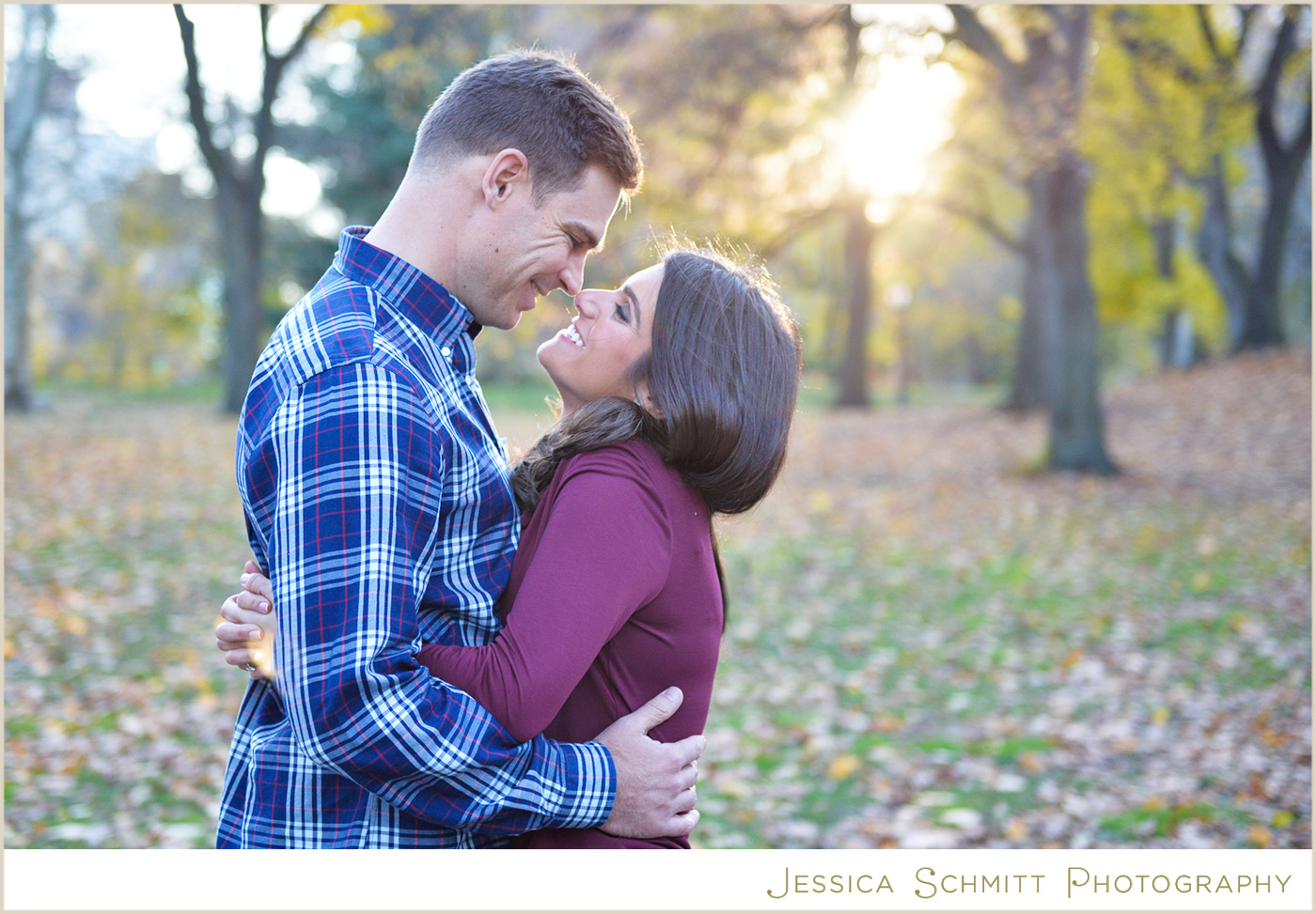 central park engagement photography