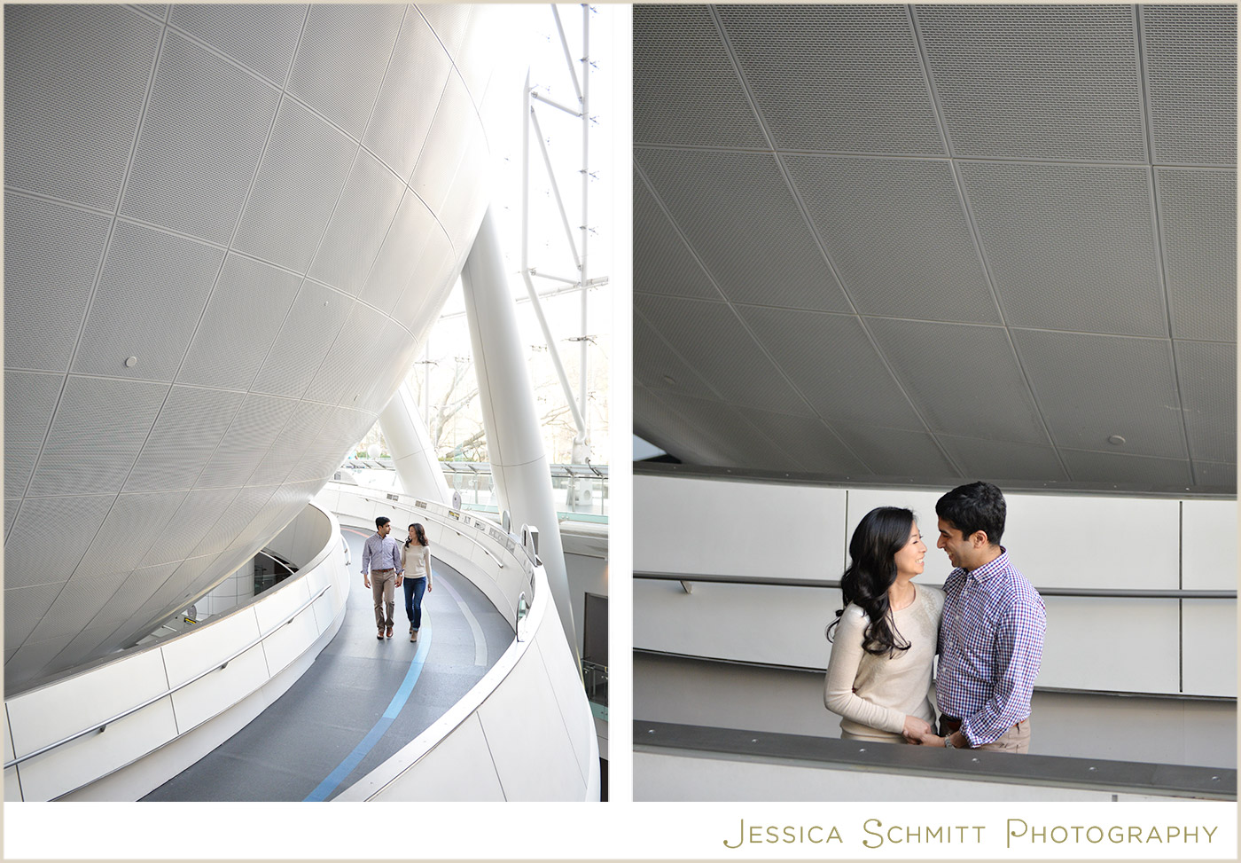 Planetarium engagement photography NYC