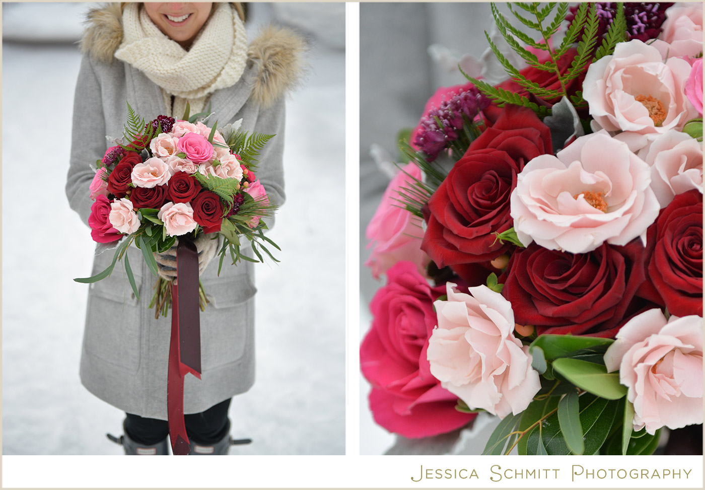 valentines snow central park engagement