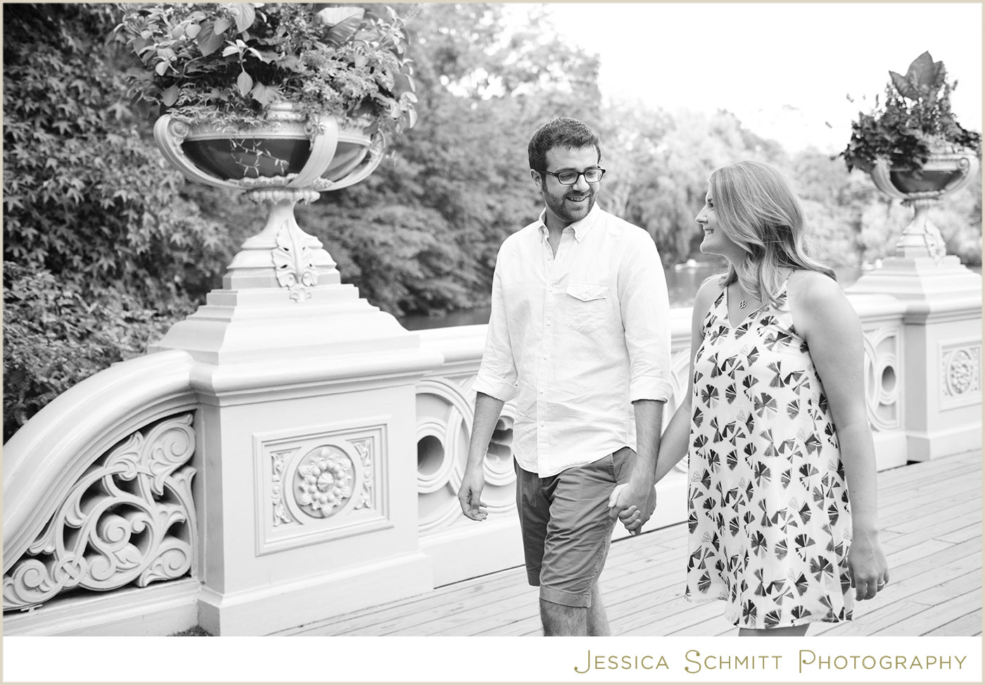 central park engagement photography
