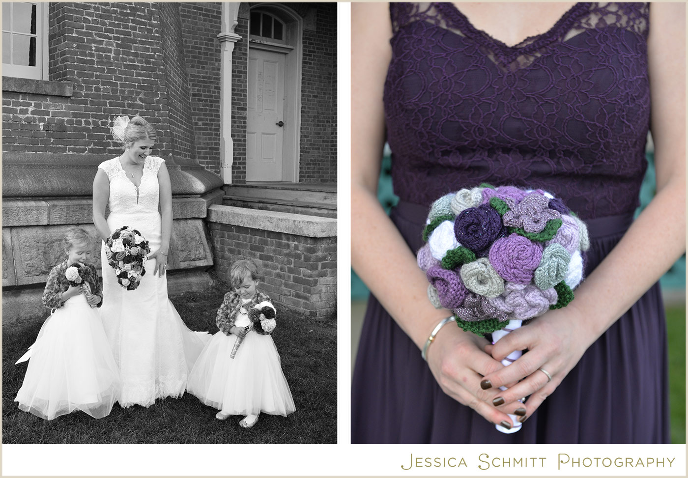 yarn pom pom wedding