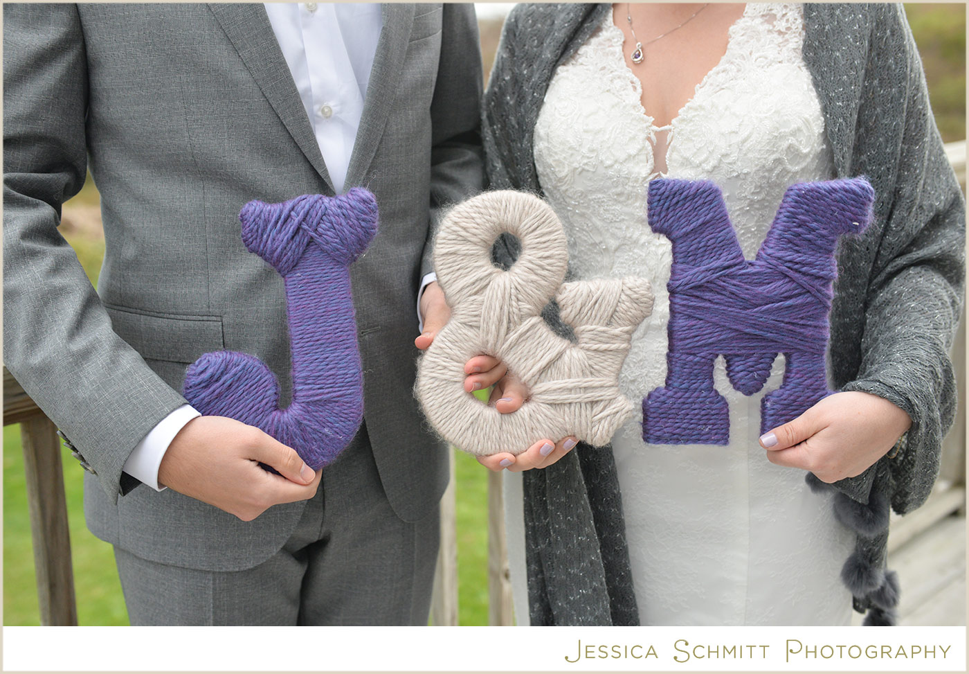 yarn pom pom wedding