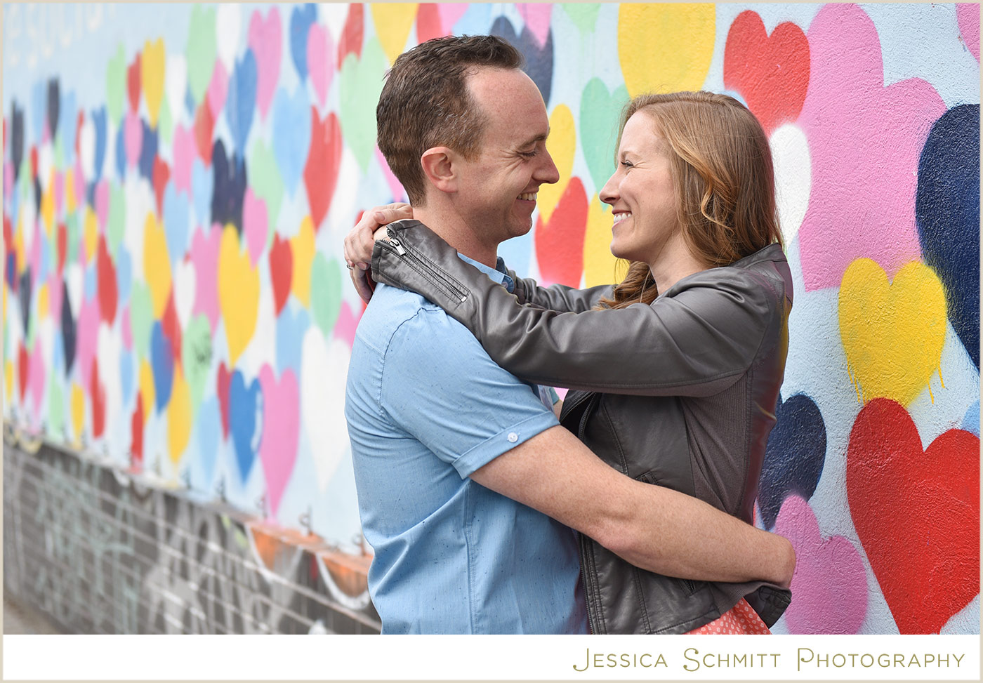 hearts graffiti, nyc engagement
