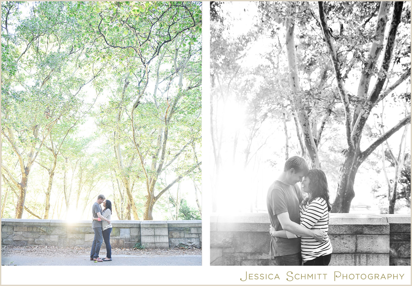 riverside park engagement photography