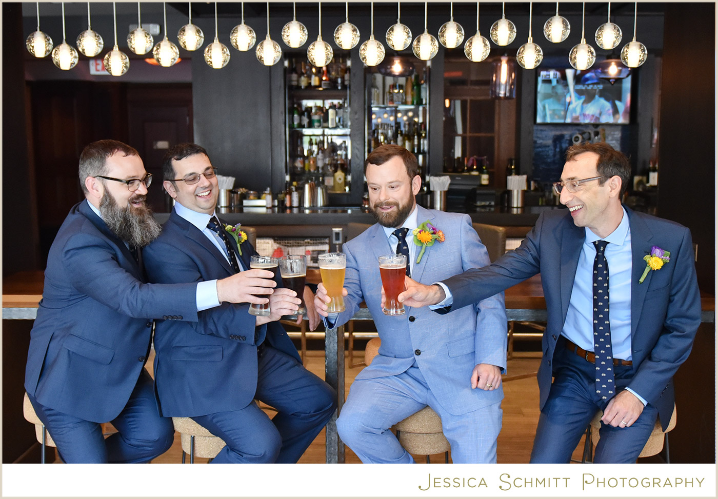groomsmen wedding photography, cheers