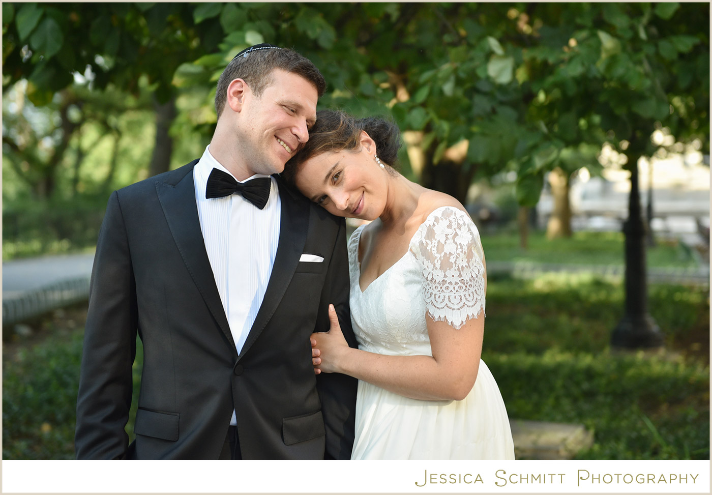 riverside park wedding photo
