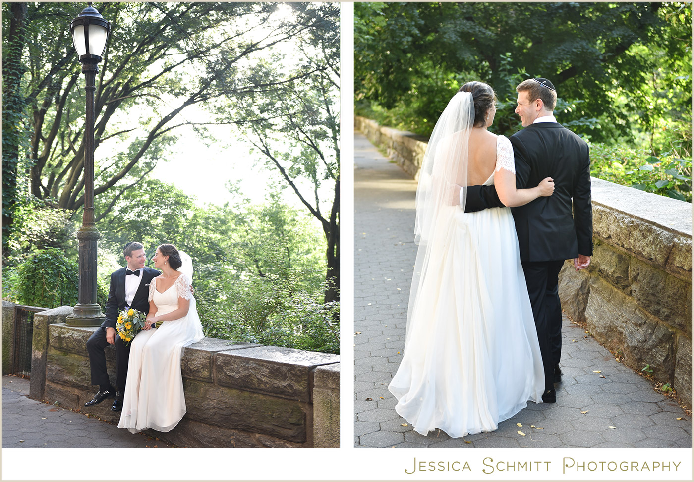 riverside park wedding photo