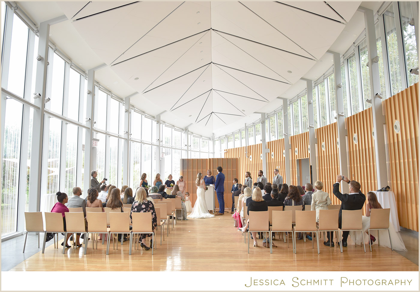 Brooklyn Botanic Gardens Wedding atrium