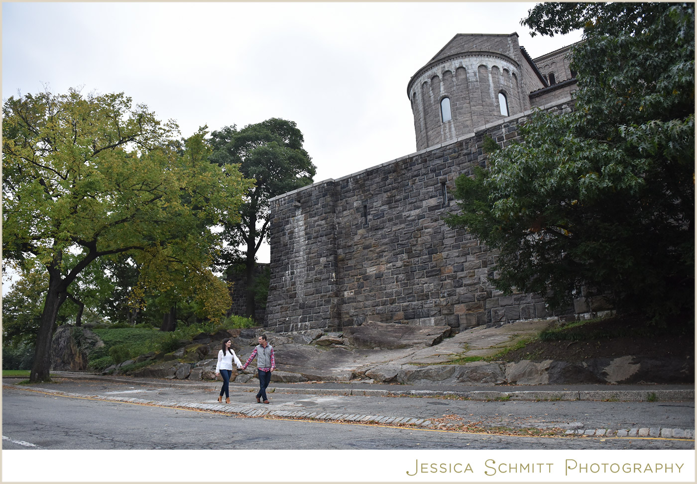 cloisters engagement photo, nyc