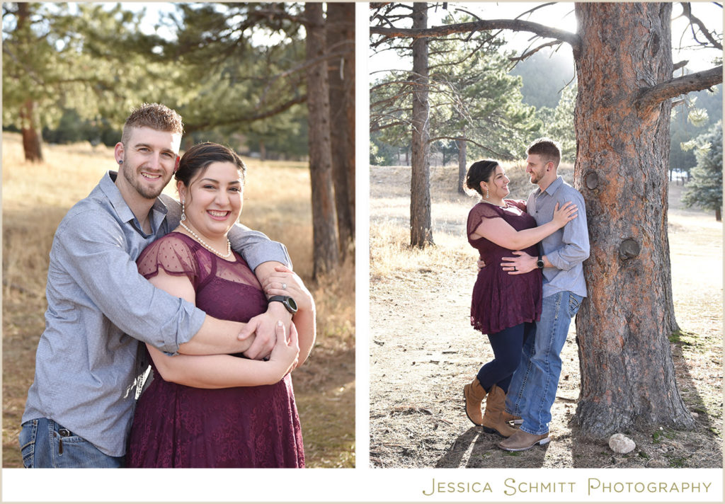 evergreen COlorado engagement photographer