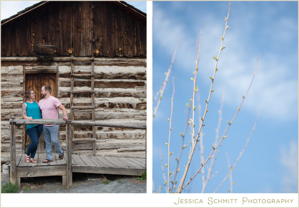 Golden history park, Colorado, engagement photography