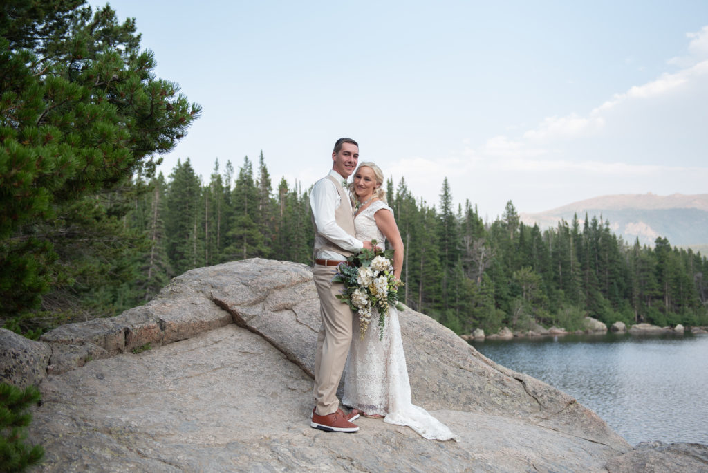 Bear Lake, colorado wedding, RMNP, estes, wedding photographer