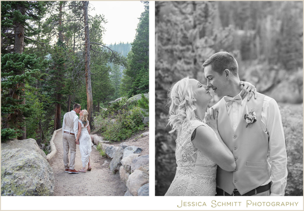 Bear Lake, colorado wedding, RMNP, estes, wedding photographer
