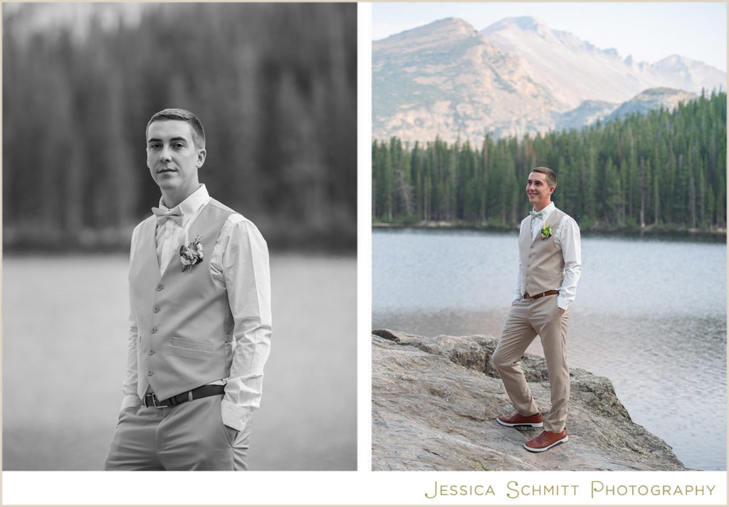 Bear Lake, colorado wedding, RMNP, estes, wedding photographer