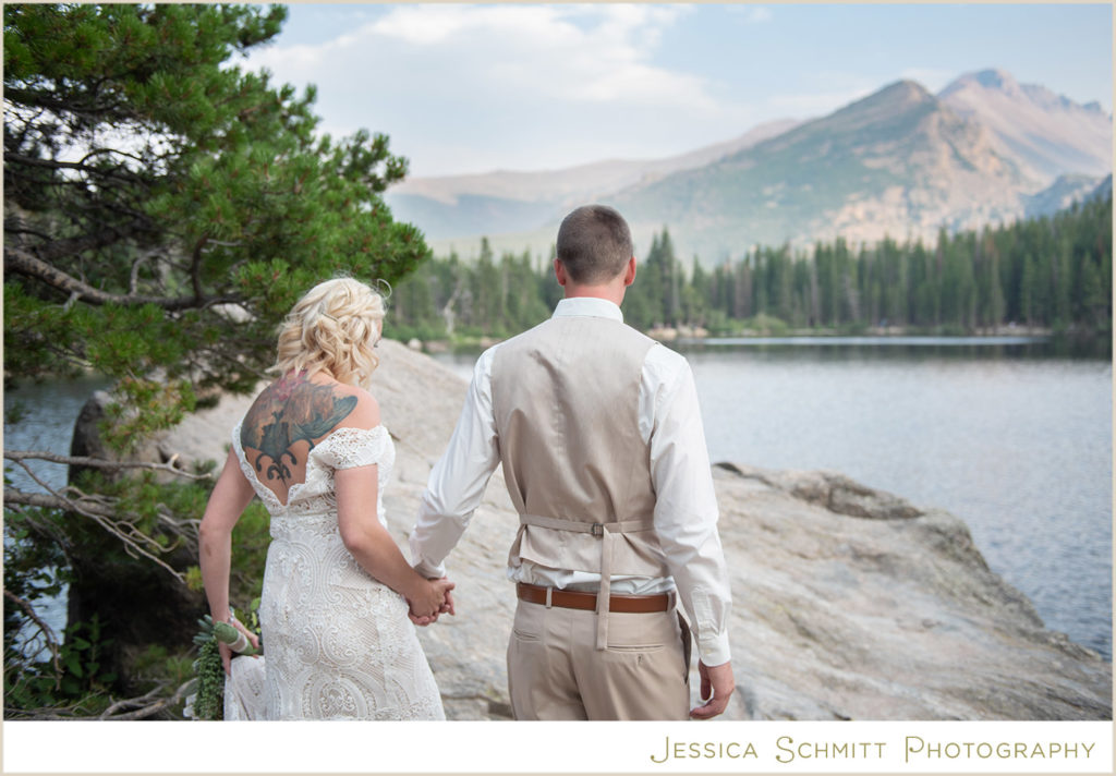 Bear Lake, colorado wedding, RMNP, estes, wedding photographer
