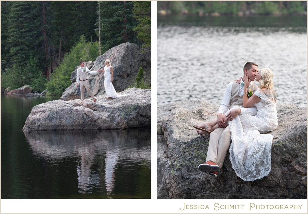 Bear Lake, colorado wedding, RMNP, estes, wedding photographer