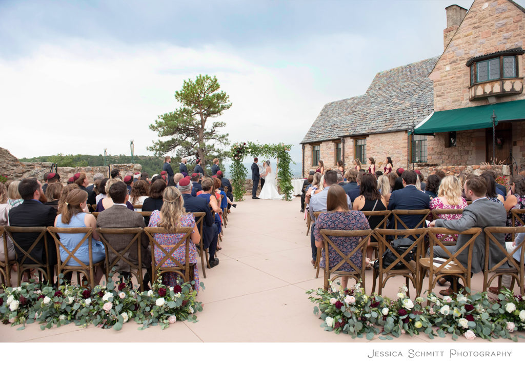 cherokee ranch and castle, colorado wedding