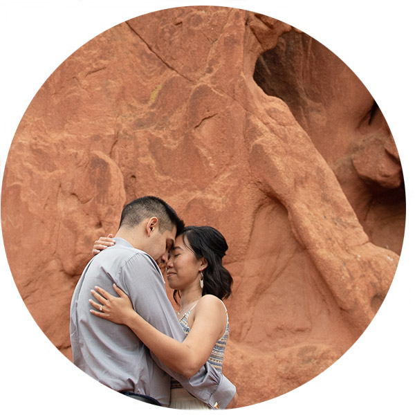 garden of the gods wedding photography