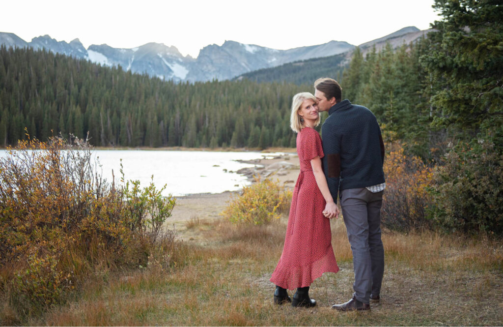 brainard lake colorado engagement photography