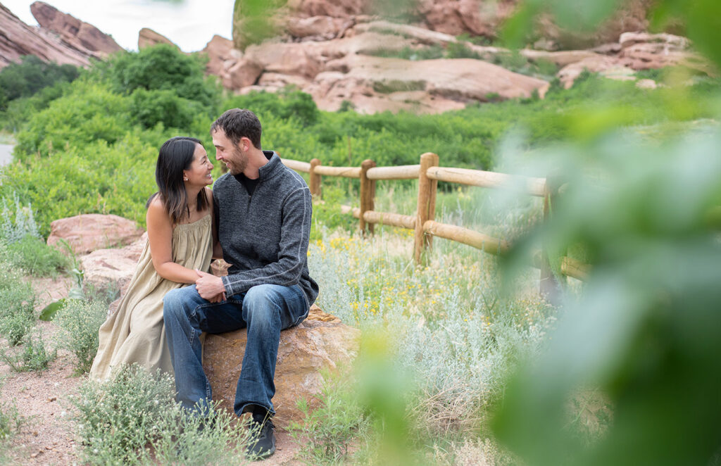colorado red rocks engagement