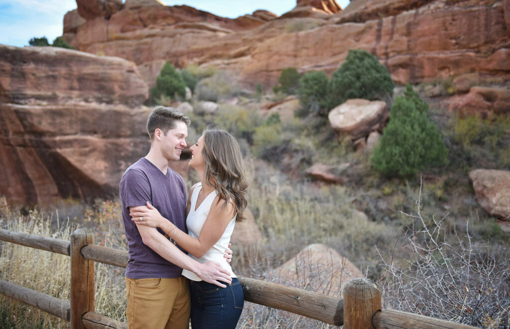 red rocks engagement, colorado wedding photography