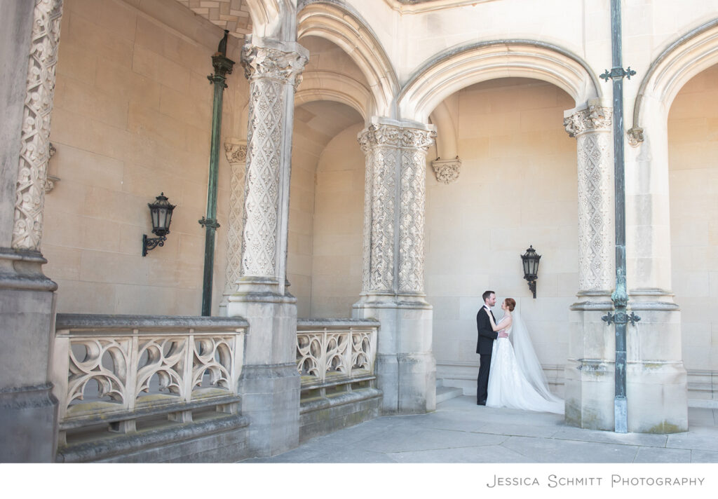 Biltmore Estate wedding photography, columns