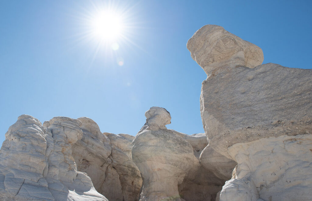 paint mines rock formations