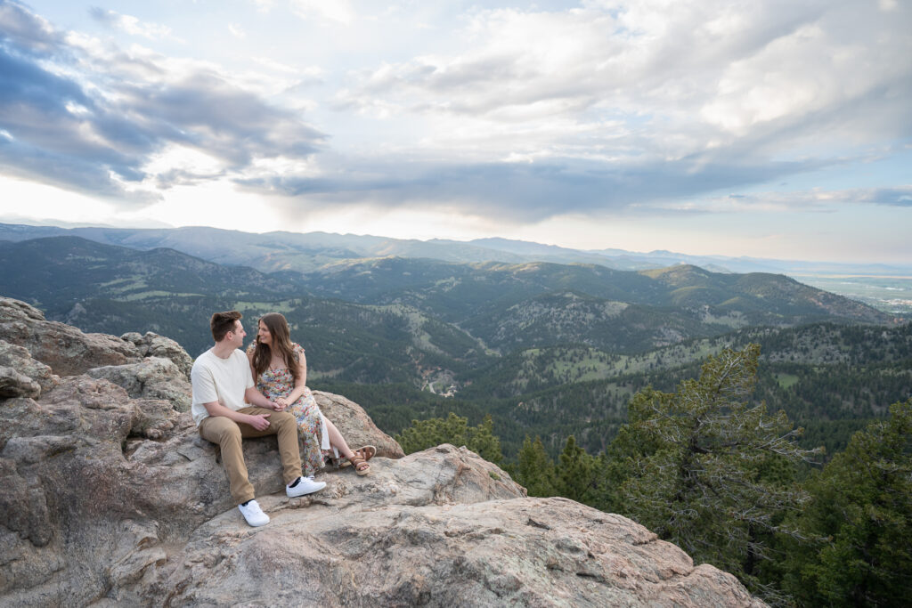 Lost Gulch Overlook, Boulder engagement photographer