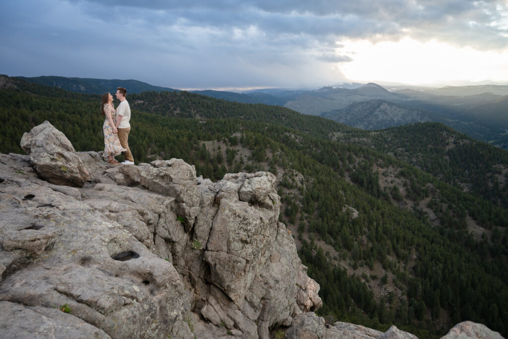 Lost Gulch Overlook, Boulder engagement photographer