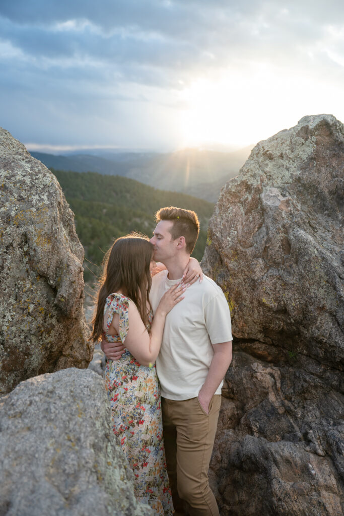 Lost Gulch, mountain views, Boulder engagement photographer