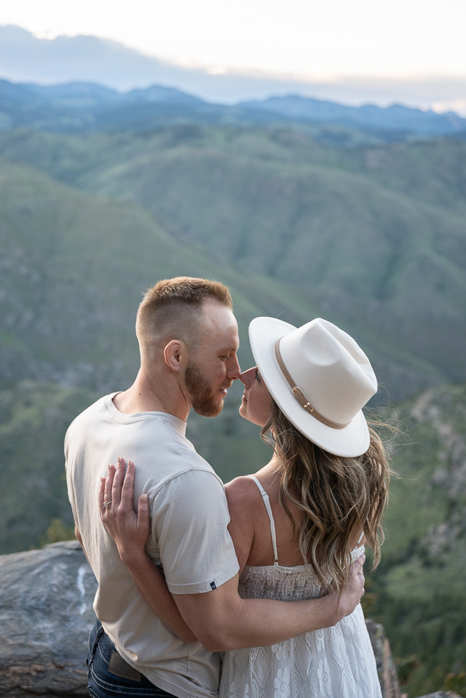couple in love at Lookout Mountain, denver engagement photographer