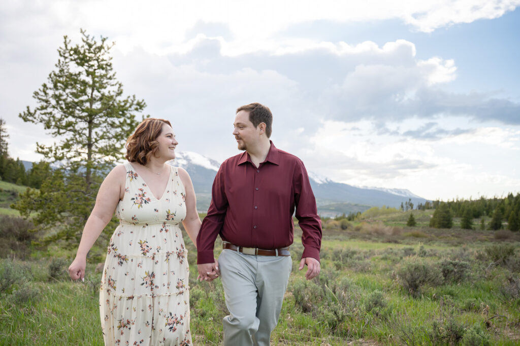 Lake Dillon, Colorado engagement photography