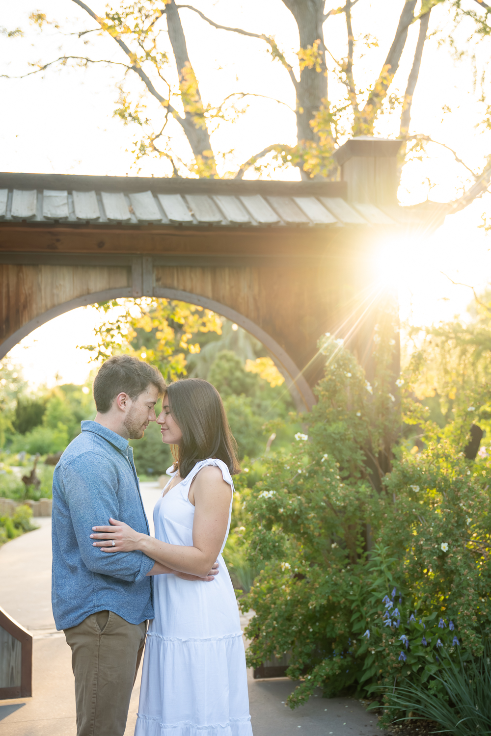 Denver Botanic Garden wedding photography, japanese garden