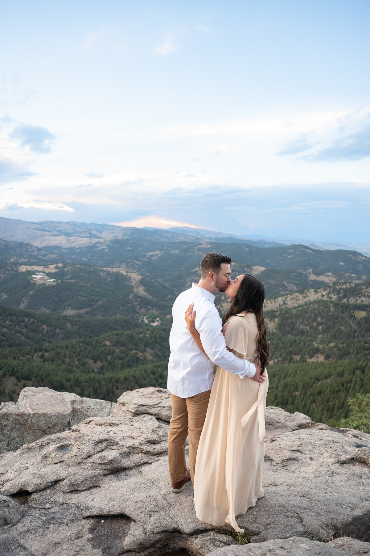 Lost Gulch Lookout Boulder engagement photographer