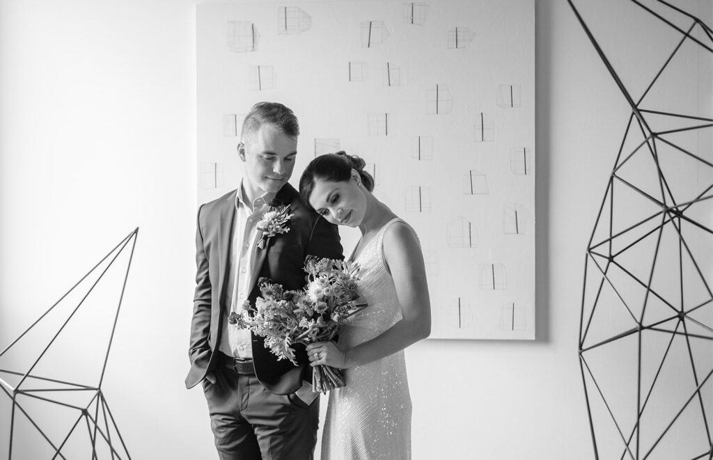 art gallery wedding photography